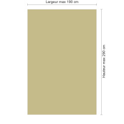 Panneau de douche RAL 1000 Beige vert sur mesure | Livraison gratuite