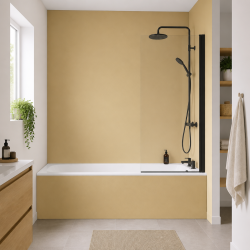 Panneau de douche RAL 1001 Beige sur mesure | Livraison gratuite