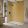 Panneau de douche RAL 1002 Jaune sable sur mesure | Livraison gratuite