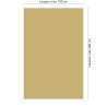 Panneau de douche RAL 1002 Jaune sable sur mesure | Livraison gratuite