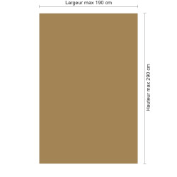 Panneau de douche RAL 1011 Beige brun sur mesure | Livraison gratuite