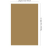 Panneau de douche RAL 1011 Beige brun sur mesure | Livraison gratuite