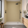Panneau de douche RAL 1014 Ivoire sur mesure | Livraison gratuite