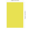 Panneau de douche RAL 1016 Jaune soufre sur mesure | Livraison gratuite