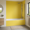 Panneau de douche RAL 1018 Jaune zinc sur mesure | Livraison gratuite