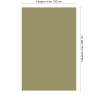 Panneau de douche RAL 1020 Jaune olive sur mesure | Livraison gratuite
