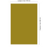 Panneau de douche RAL 1027 Jaune curry sur mesure | Livraison gratuite