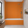 Panneau de douche RAL 2003 Orangé pastel sur mesure | Livraison gratuite