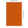 Panneau de douche RAL 2009 Orangé signalisation sur mesure | Livraison gratuite