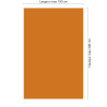 Panneau de douche RAL 2011 Orangé foncé sur mesure | Livraison gratuite