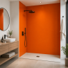 Panneau de douche RAL 2017 Orangé RAL sur mesure | Livraison gratuite