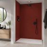 Panneau de douche RAL 3013 Rouge tomate sur mesure | Livraison gratuite