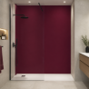 Panneau de douche RAL 4004 Violet bordeaux sur mesure | Livraison gratuite