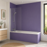 Panneau de douche RAL 4005 Lilas bleu sur mesure | Livraison gratuite