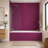 Panneau de douche RAL 4006 Pourpre signalisation sur mesure | Livraison gratuite