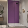 Panneau de douche RAL 4008 Violet de sécurité sur mesure | Livraison gratuite