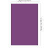 Panneau de douche RAL 4008 Violet de sécurité sur mesure | Livraison gratuite