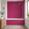 Panneau de douche RAL 4010 Telemagenta sur mesure | Livraison gratuite