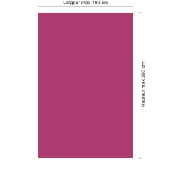 Panneau de douche RAL 4010 Telemagenta sur mesure | Livraison gratuite