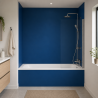 Panneau de douche RAL 5005 Bleu de sécurité sur mesure | Livraison gratuite