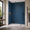 Panneau de douche RAL 5019 Bleu capri sur mesure | Livraison gratuite