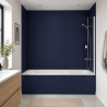 Panneau de douche RAL 5022 Bleu nocturne sur mesure | Livraison gratuite