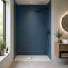 Panneau de douche RAL 5025 Gentiane nacré sur mesure | Livraison gratuite