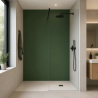 Panneau de douche RAL 6001 Vert émeraude sur mesure | Livraison gratuite