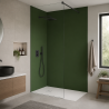 Panneau de douche RAL 6002 Vert feuillage sur mesure | Livraison gratuite