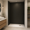 Panneau de douche RAL 6008 Vert brun sur mesure | Livraison gratuite