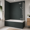 Panneau de douche RAL 6012 Vert noir sur mesure | Livraison gratuite