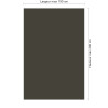 Panneau de douche RAL 6014 Olive jaune sur mesure | Livraison gratuite