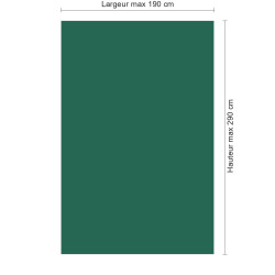 Panneau de douche RAL 6016 Vert turquoise sur mesure | Livraison gratuite