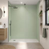 Panneau de douche RAL 6019 Vert blanc sur mesure | Livraison gratuite
