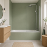 Panneau de douche RAL 6021 Vert pâle sur mesure | Livraison gratuite