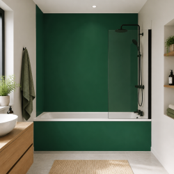 Panneau de douche RAL 6029 Vert menthe sur mesure | Livraison gratuite