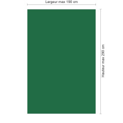 Panneau de douche RAL 6029 Vert menthe sur mesure | Livraison gratuite