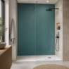 Panneau de douche RAL 6033 Turquoise menthe sur mesure | Livraison gratuite