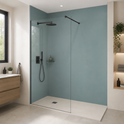 Panneau de douche RAL 6034 Turquoise pastel sur mesure | Livraison gratuite