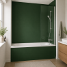Panneau de douche RAL 6035 Vert nacré sur mesure | Livraison gratuite