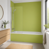 Panneau de douche RAL 6039 Vert fibre sur mesure | Livraison gratuite