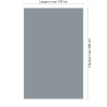 Panneau de douche RAL 7001 Gris argent sur mesure | Livraison gratuite