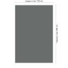 Panneau de douche RAL 7005 Gris souris sur mesure | Livraison gratuite