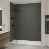 Panneau de douche RAL 7010 Gris tente sur mesure | Livraison gratuite