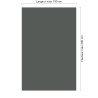 Panneau de douche RAL 7010 Gris tente sur mesure | Livraison gratuite