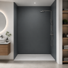 Panneau de douche RAL 7011 Gris fer sur mesure | Livraison gratuite