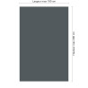 Panneau de douche RAL 7011 Gris fer sur mesure | Livraison gratuite