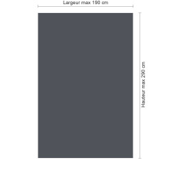 Panneau de douche RAL 7015 Gris ardoise sur mesure | Livraison gratuite