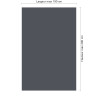 Panneau de douche RAL 7015 Gris ardoise sur mesure | Livraison gratuite