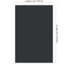 Panneau de douche RAL 7021 Gris noir sur mesure | Livraison gratuite
